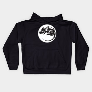 Year Of The Rat Papercut Art Shirt Kids Hoodie